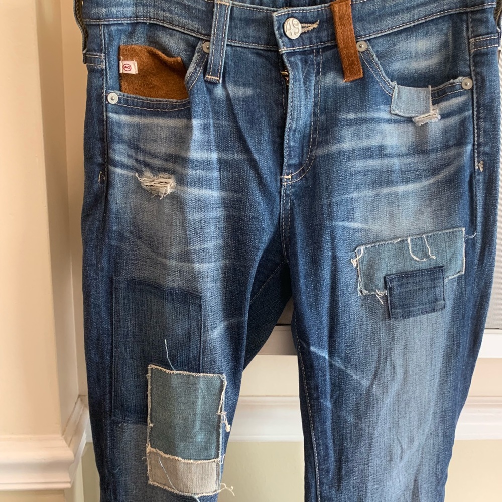 Ag Adriano Goldschmied Patchwork flare jeans 25R - Picture 5 of 8